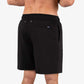 Men’s Premium Compression-Lined Hybrid Shorts – Black Onyx