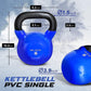 Vinyl Coated Cast Iron Kettlebell 5–100LB Home Strength Training