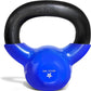 Vinyl Coated Cast Iron Kettlebell 5–100LB Home Strength Training