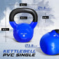 Vinyl Coated Cast Iron Kettlebell 5–100LB Home Strength Training